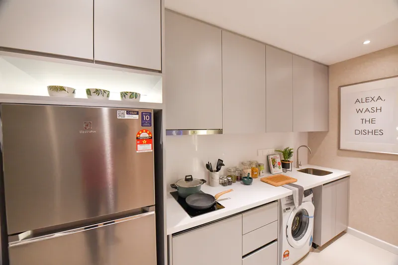 Type A show unit: kitchen
