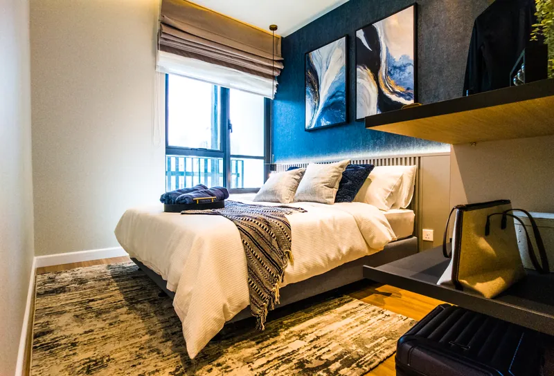 Type C show unit: bedroom
