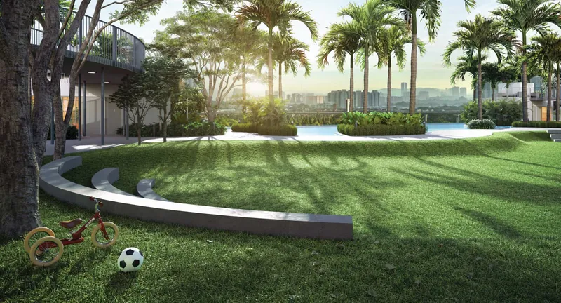 Developer rendering: the lawn